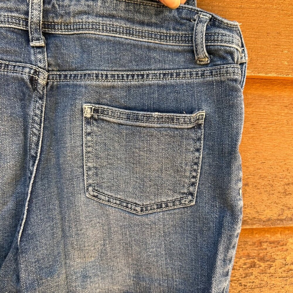 Cat & Jack Girls Sequin Super Stretch Denim Overall Shorts Size L 10/12 - Picture 10 of 11